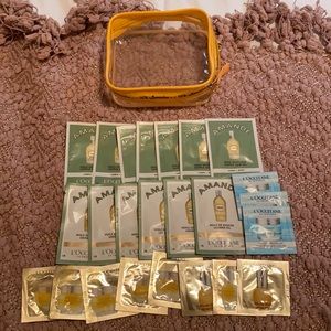 24 PIECE LOCCITANE SAMPLES W POUCH
